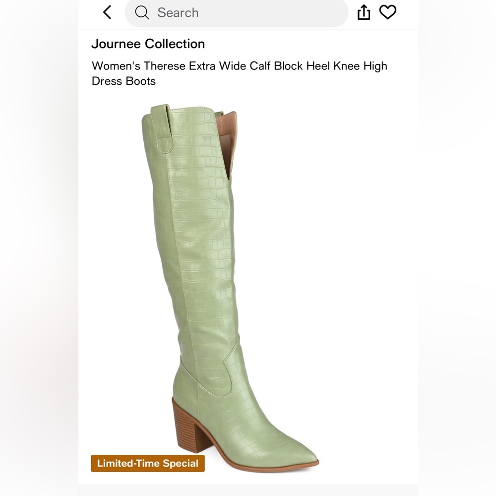 Journee Collection Therese Wide Calf Boot
